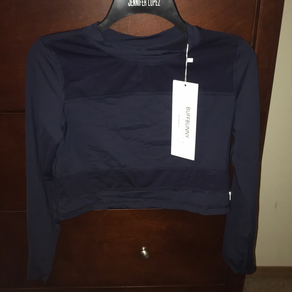 Buffbunny long sleeve crop workout shirt